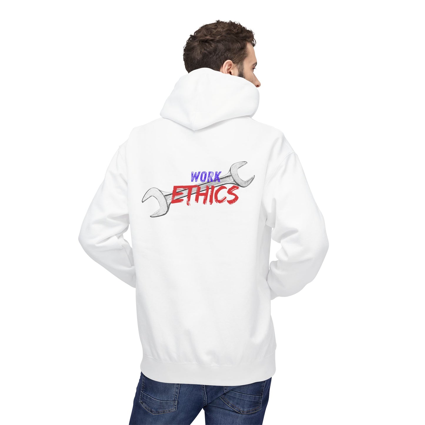 Hoodie with SATA Paint Gun Wear Design - Unisex